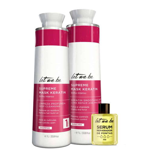 Supreme Mask Keratin Let Me Be 2x1L | 2 produtos - 2