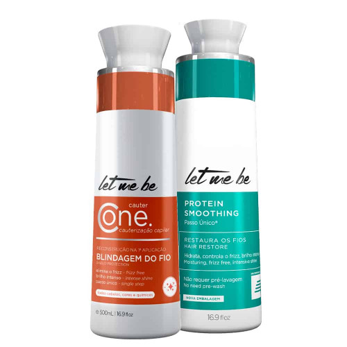 Protein Smoothing Passo Único® Let Me Be 500ml + Cauterização Cauter One Let Me Be 500ml