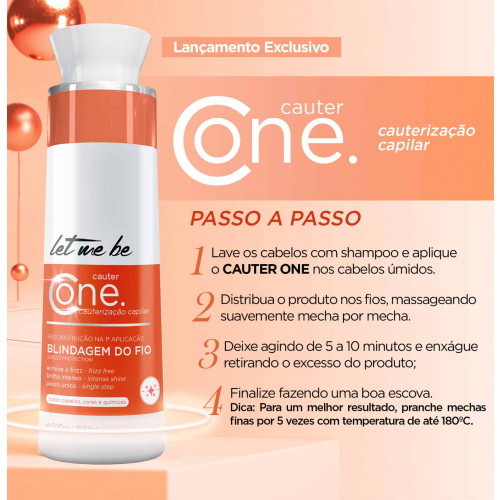 Protein Smoothing Passo Único® Let Me Be 500ml + Cauterização Cauter One Let Me Be 500ml - 2