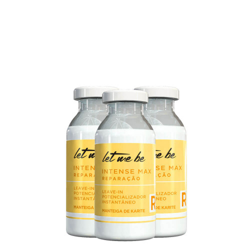 3x Ampola Intense Max - Leave-in de Reparação | 15ml