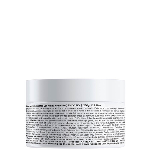 Máscara Intense Max - Reparação | 250g - 3