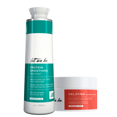 Protein Smoothing Passo Único® Let Me Be 1L + Gelatina Nutre Action | 2 produtos