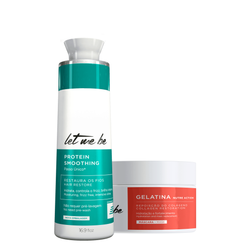 Protein Smoothing Passo Único® Let Me Be 500ml + Gelatina Nutre Action | 2 produtos