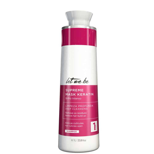 Shampoo Supreme Keratin - Antirresíduo Let Me Be | 1 litro