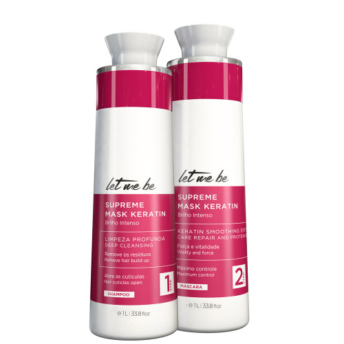 Supreme Mask Keratin Let Me Be 2x1L | 2 produtos 