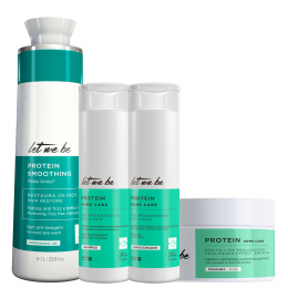 Protein Smoothing Passo Único® Let Me Be 1L + Kit Home Care Protein | 4 produtos