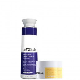 Protein Smoothing Blond Matizadora 500ml + Máscara Intense Max Reposição | 2 produtos