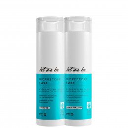 Kit Biorestore Shampoo e Condicionador Home Care Let Me Be | 2 produtos