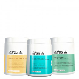 Kit Cronograma Capilar Fortalecedor Let Me Be 3x1kg