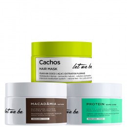 Kit Cronograma Capilar Óleos Poderosos Let Me Be | 3 produtos