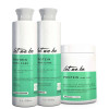 Kit Protein Shampoo 1L + Condicionador 1L + Máscara 1kg Lavatório - 1